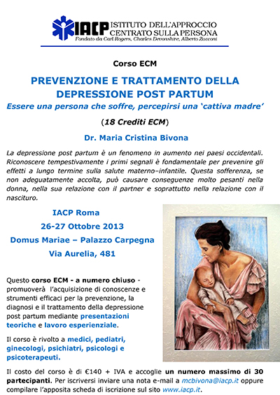 CORSO ECM: Depressione Post Partum